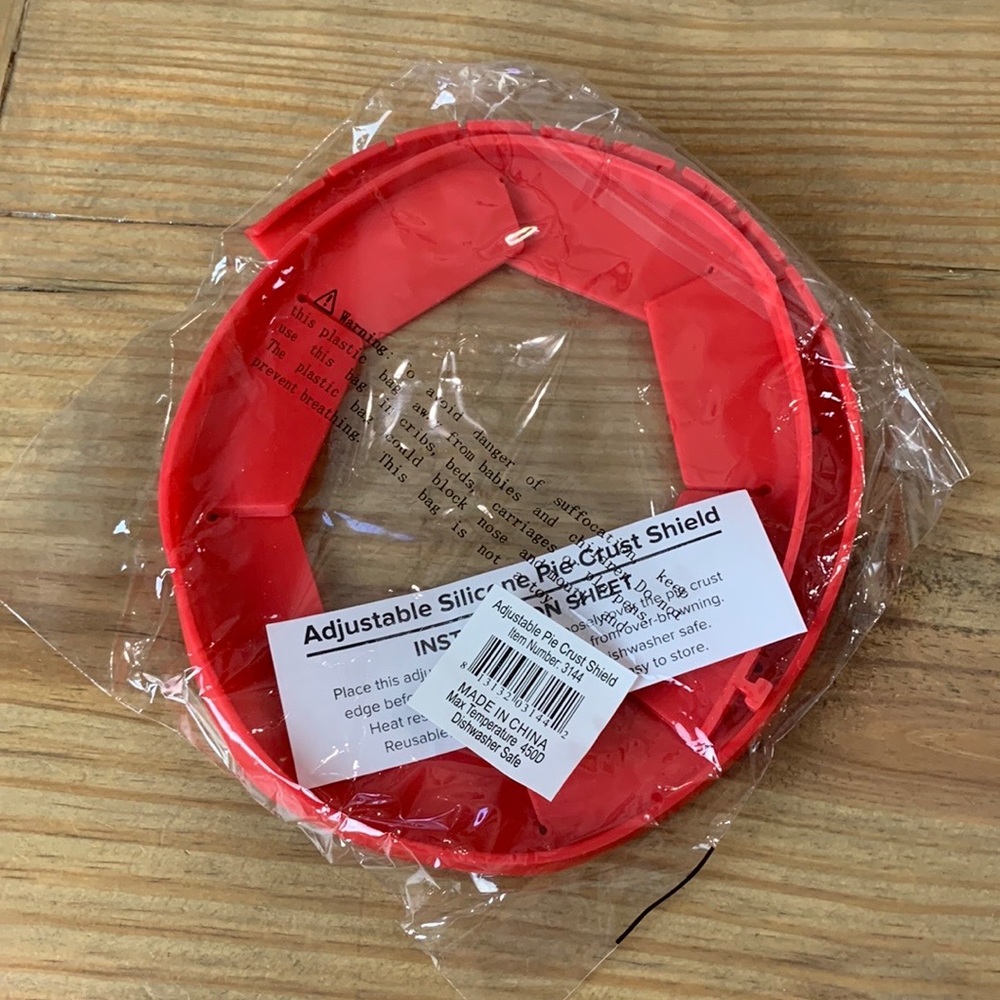 Silicone Pie Crust Shield